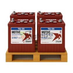 4 Bater�as TROJAN TE35 | 6 Voltios 245 Amperios